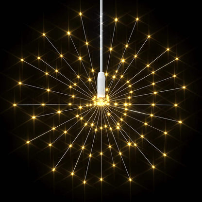 Christmas Firecrack Lights 10pcs Warm White 20 cm 1400LEDs