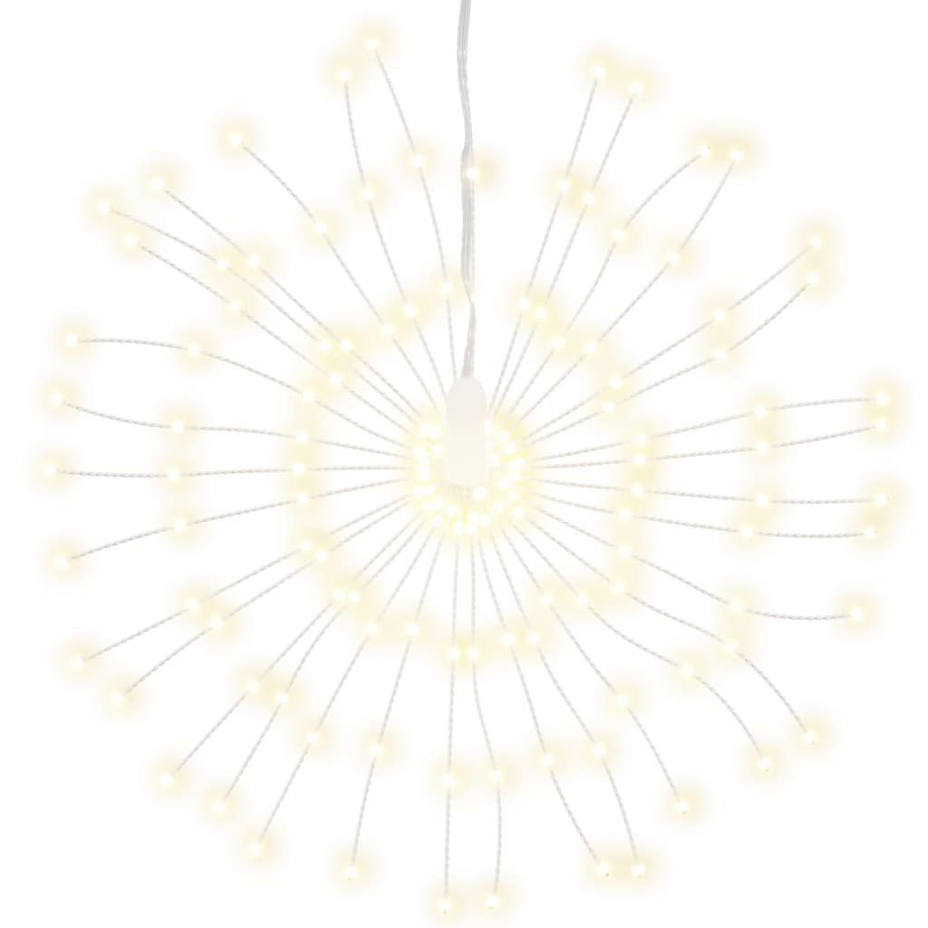 Outdoor Christmas Firecrack Lights 10pcs Warm White 20cm 1400LEDs