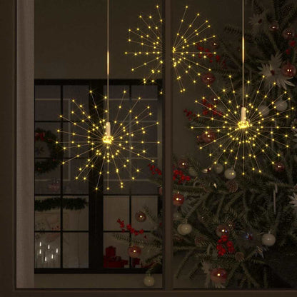 Christmas Firecrack Lights 10pcs Warm White 20 cm 1400LEDs