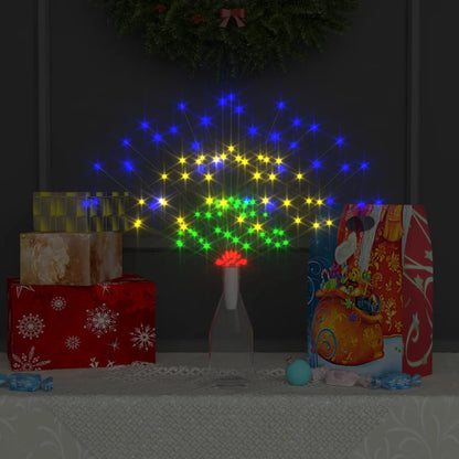 Outdoor Christmas Firecrack Lights 4pcs Multicolour 20cm 560 LEDs