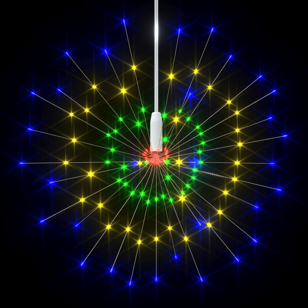 Outdoor Christmas Firecrack Lights 4pcs Multicolour 20cm 560 LEDs