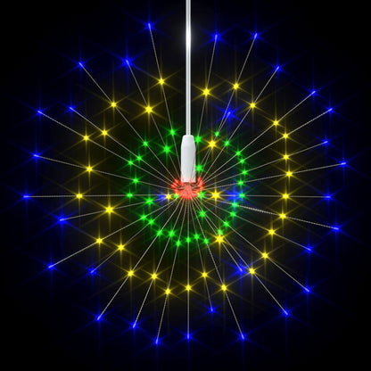 Outdoor Christmas Firecrack Lights 4pcs Multicolour 20cm 560 LEDs