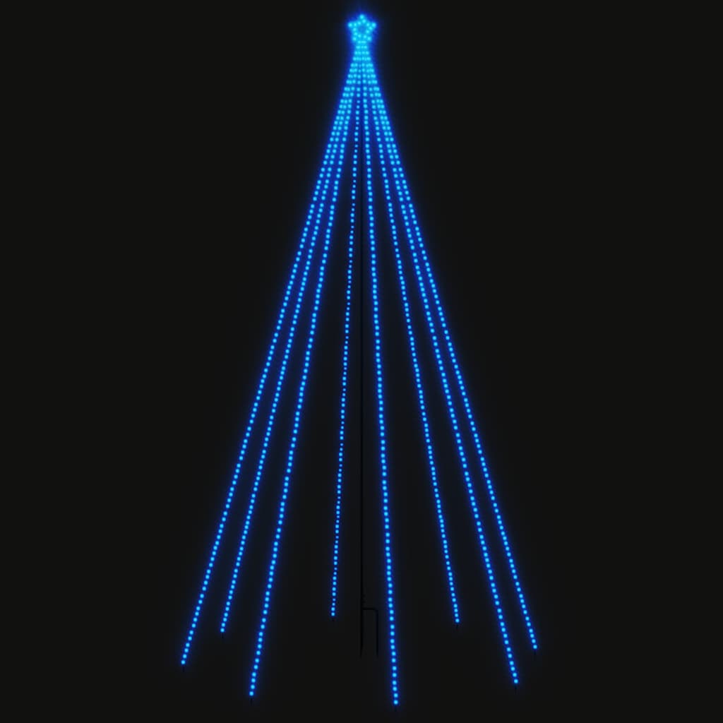 LED Christmas Tree Indoor Outdoor 800 LEDs Blue 5 m