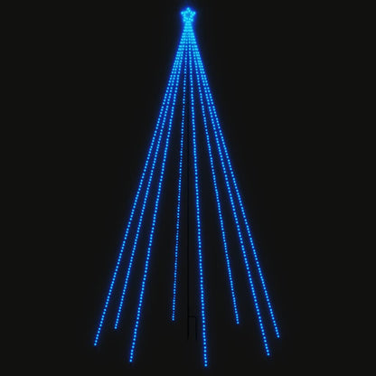 LED Christmas Tree Indoor Outdoor 800 LEDs Blue 5 m