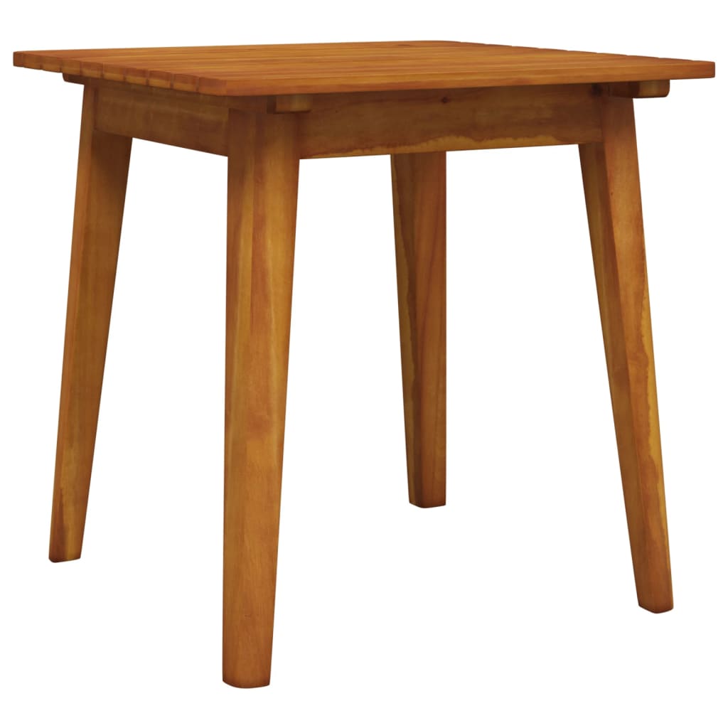Bistro Set | Brown | Solid acacia wood | Medium |  Collapsible