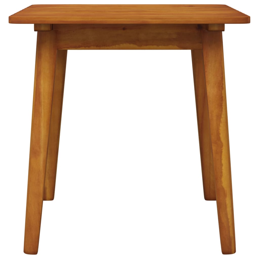 Bistro Set | Brown | Solid acacia wood | Medium |  Collapsible