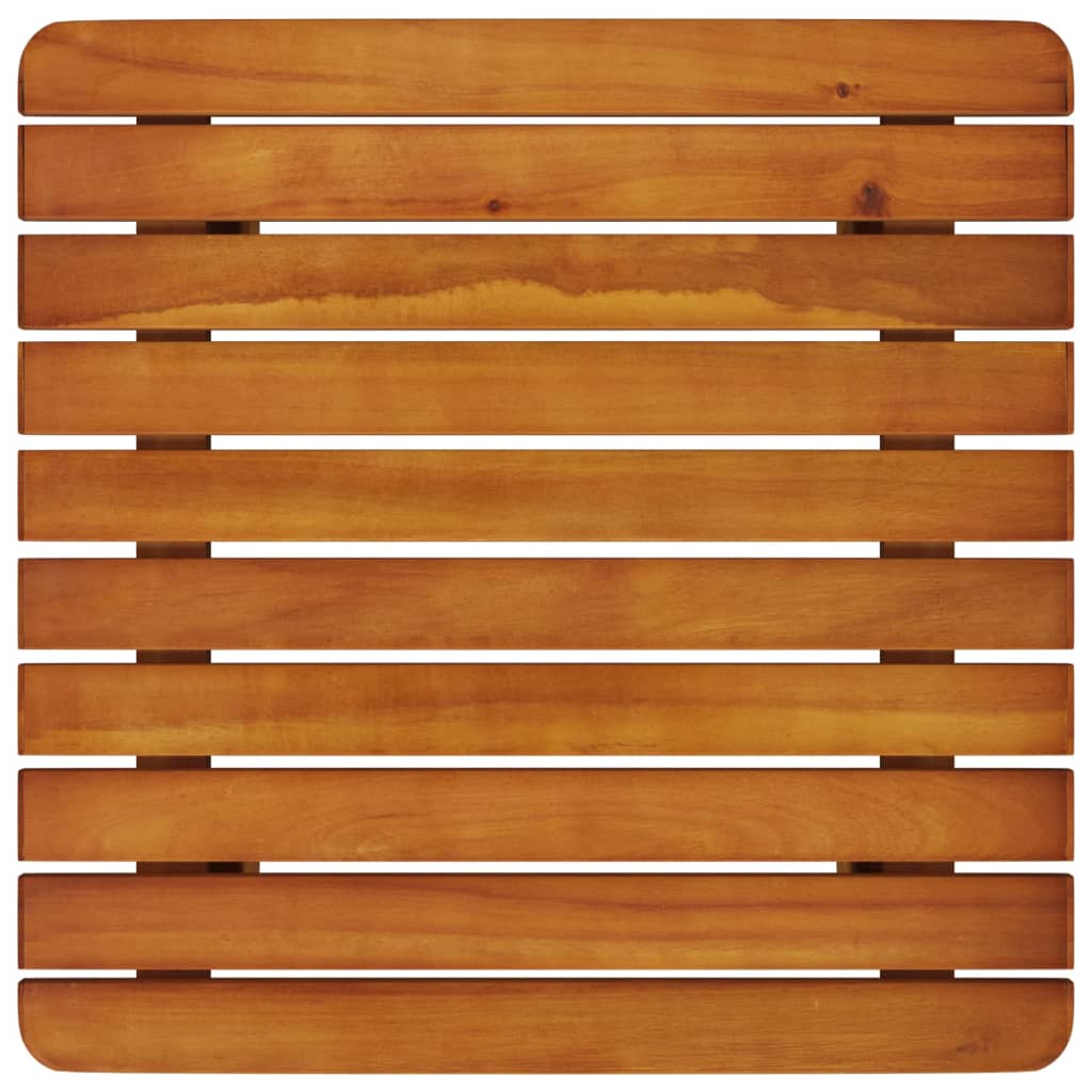 Bistro Set | Brown | Solid acacia wood | Medium |  Collapsible