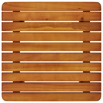 Bistro Set | Brown | Solid acacia wood | Medium |  Collapsible