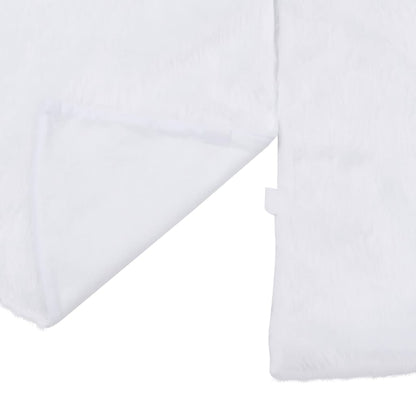 Christmas Tree Skirt White 122 cm Faux Fur