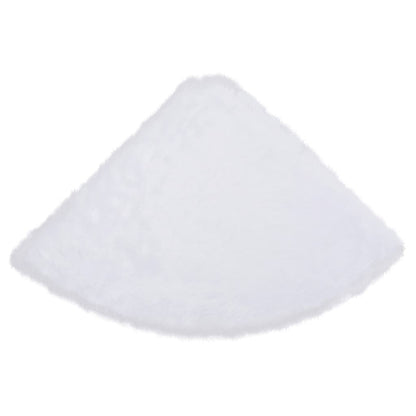 Christmas Tree Skirt | White | Faux fur, Non-woven fabric | 150 cm