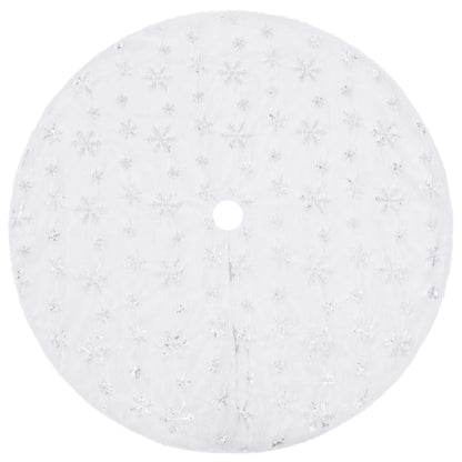 Luxury Christmas Tree Skirt White 90 cm Faux Fur