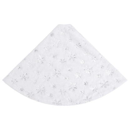 Luxury Christmas Tree Skirt White 90 cm Faux Fur