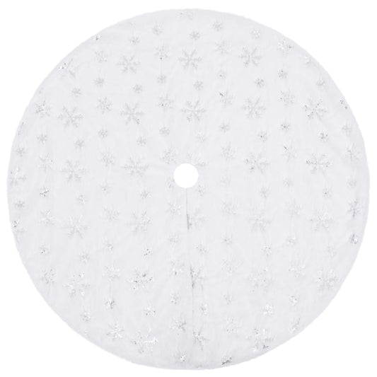 Luxury Christmas Tree Skirt White 122 cm Faux Fur