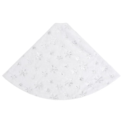 Luxury Christmas Tree Skirt White 122 cm Faux Fur