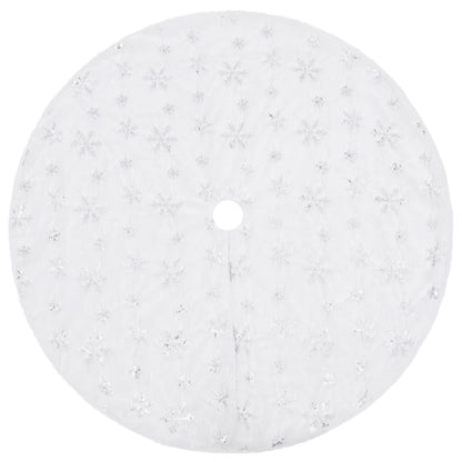 Luxury Christmas Tree Skirt White 150 cm Faux Fur