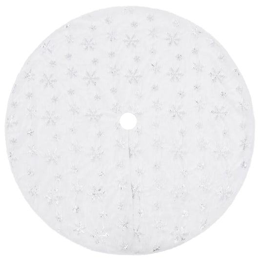 Luxury Christmas Tree Skirt White 150 cm Faux Fur