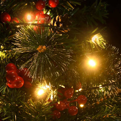 Artificial Pathway Pre-lit Christmas Tree 2 pcs 76 cm PVC