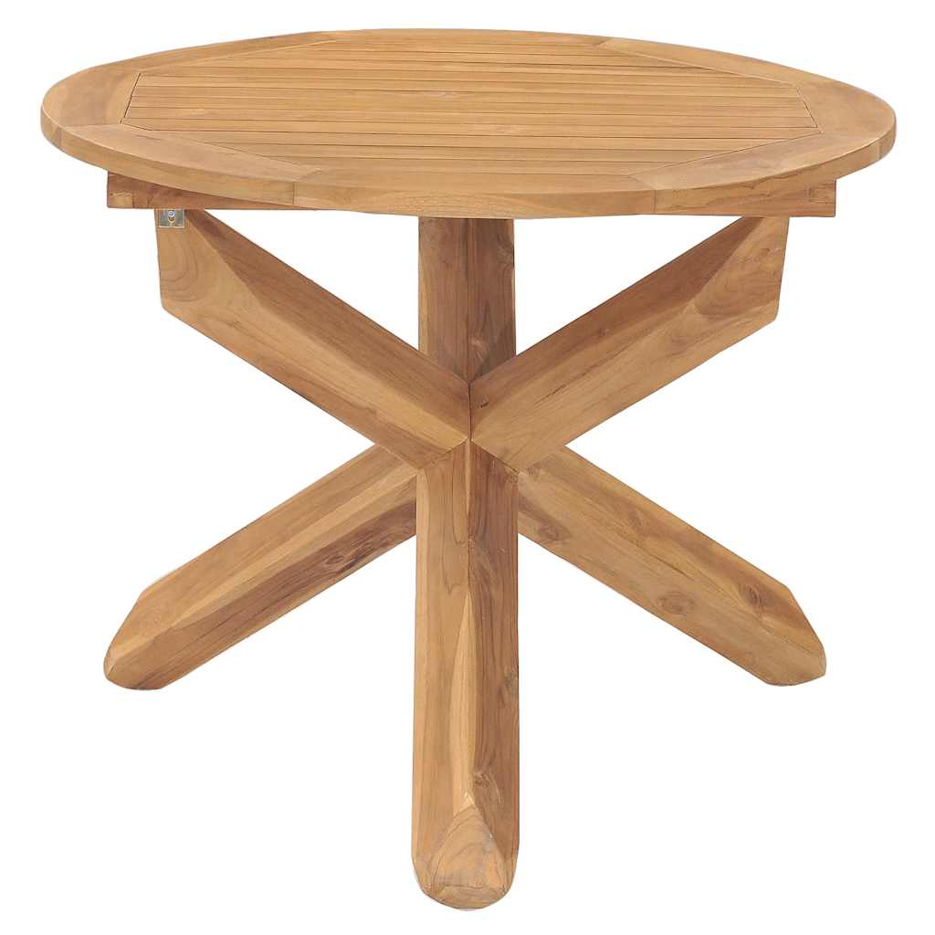 5 Piece Garden Dining Set Solid Wood Teak