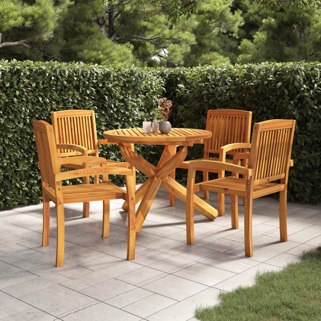 Garden Dining Set | Natural Teak | Solid teak wood | Standard