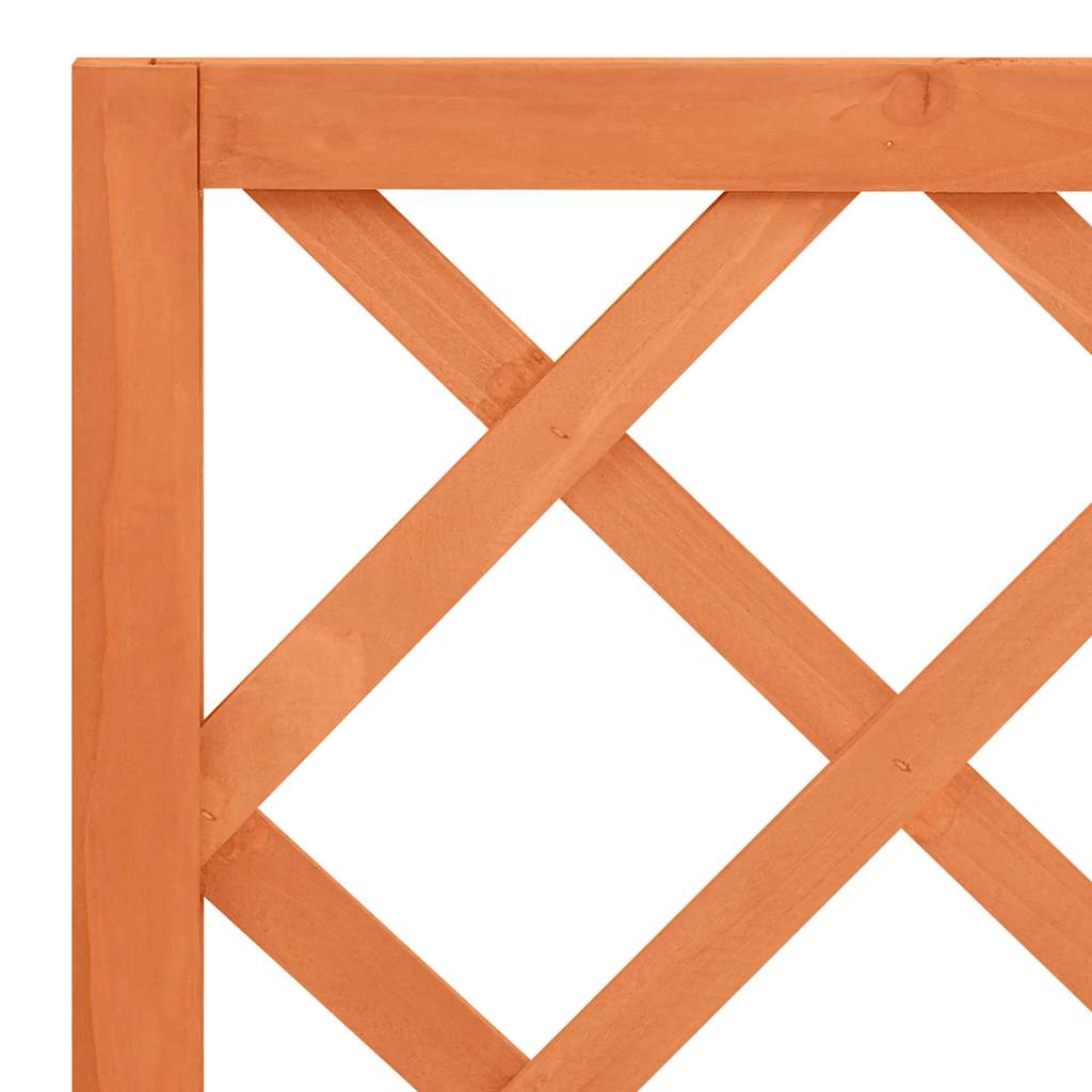 Planter | Brown | Solid firwood | Large | Durable | Planter | Rectangular