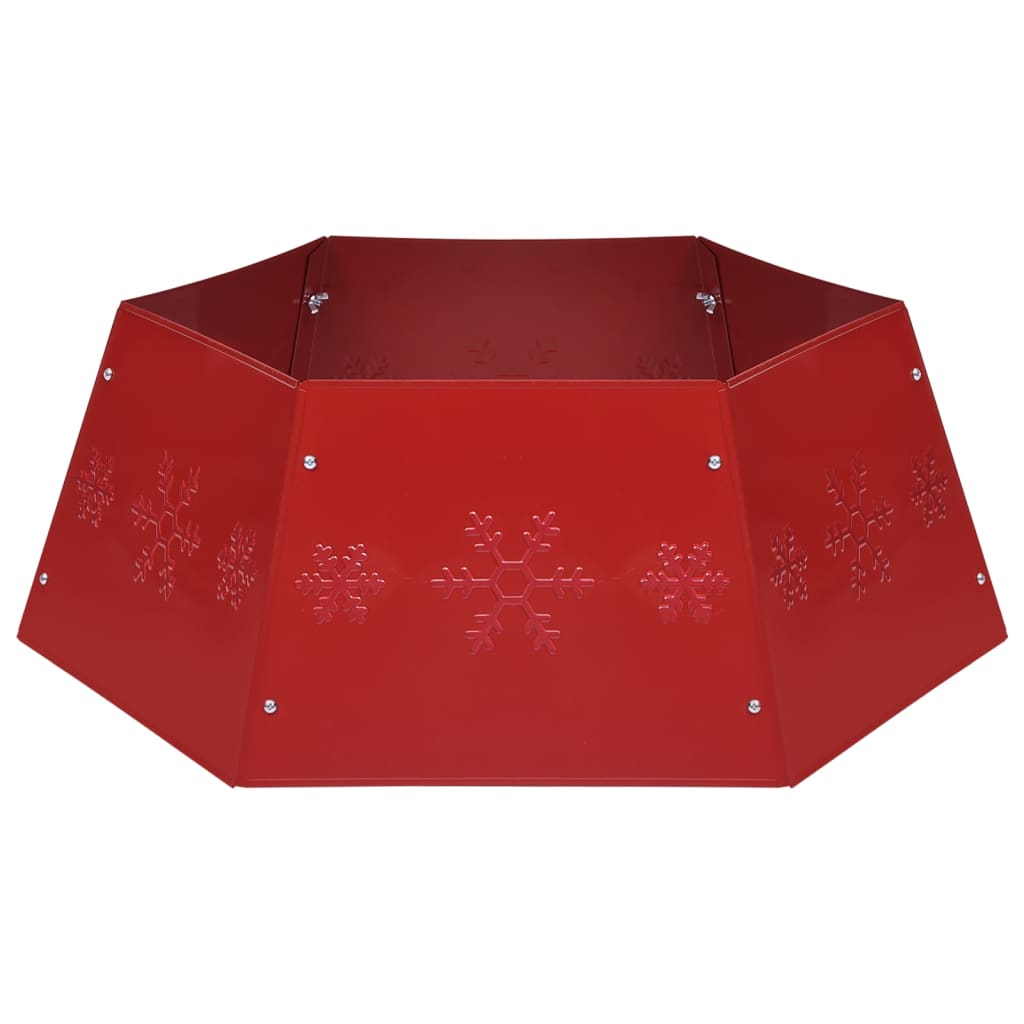 Christmas Tree Skirt Red Ø68x25 cm