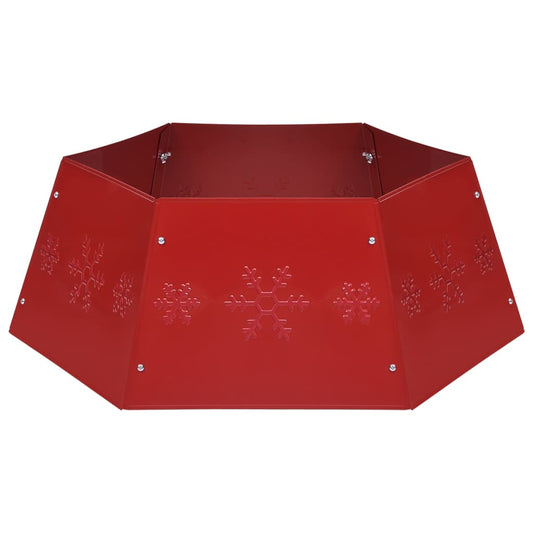 Christmas Tree Skirt Red Ø68x25 cm