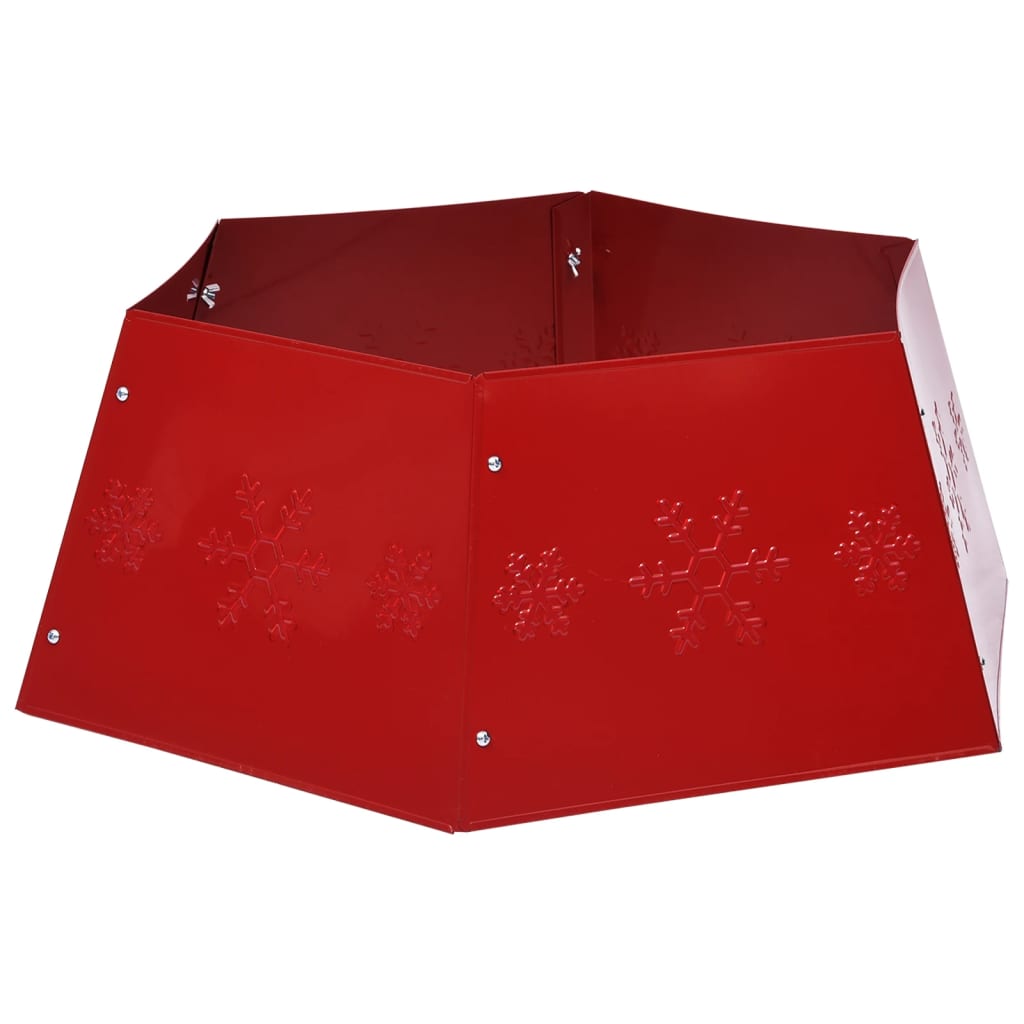 Christmas Tree Skirt Red Ø68x25 cm