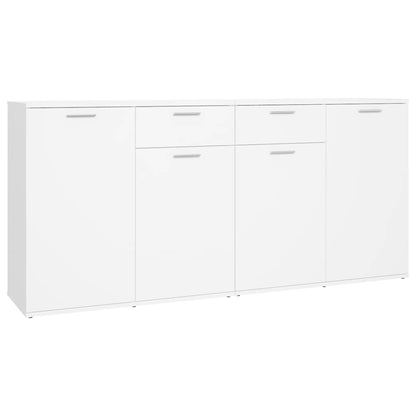 Sideboard White 160x36x75 cm Engineered Wood