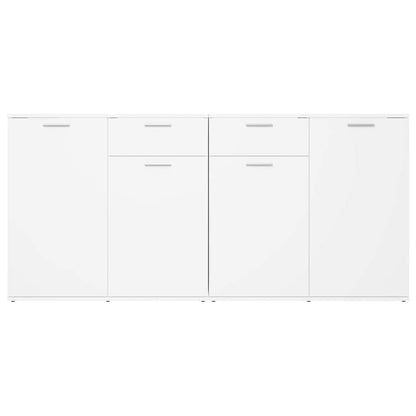 Sideboard White 160x36x75 cm Engineered Wood