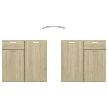 Sideboard Sonoma Oak 160x36x75 cm Engineered Wood