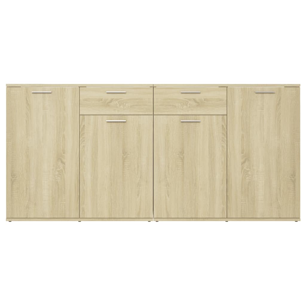 Sideboard Sonoma Oak 160x36x75 cm Engineered Wood
