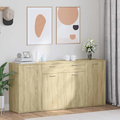 Sideboard Sonoma Oak 160x36x75 cm Engineered Wood