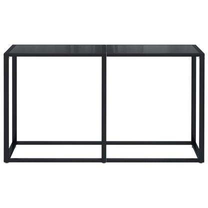 Console Table | Black | Tempered glass, powder-coated steel