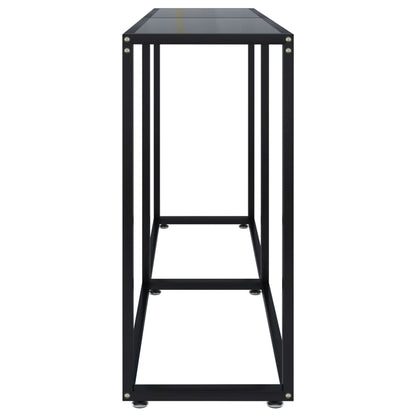Console Table | Black | Tempered glass, powder-coated steel