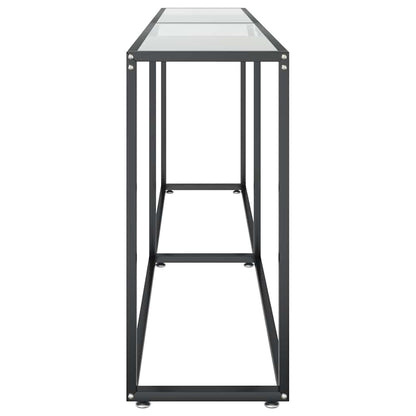Console Table Transparent 200x35x75,5cm Tempered Glass