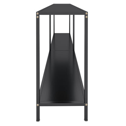 Console Table | Black | Tempered glass | 200 cm Length | Simple