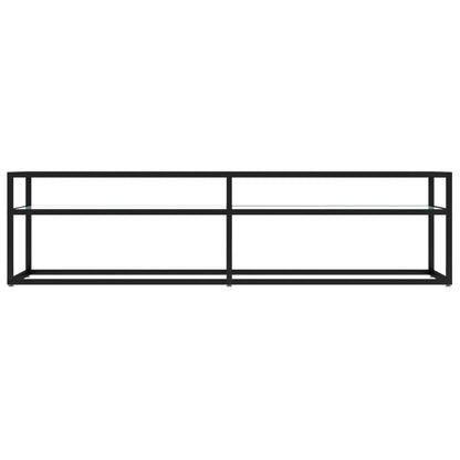 TV Cabinet | White | Tempered Glass | Large | TV Cabinet | Rectangular