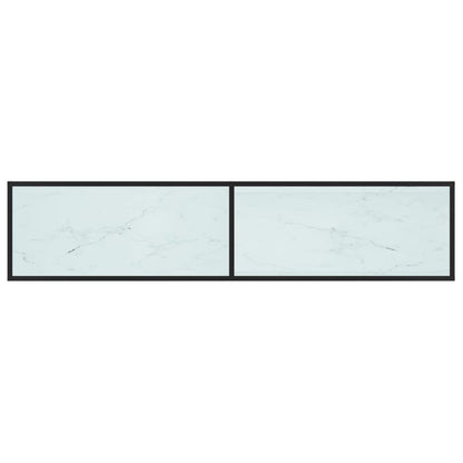 Tv Cabinet | Black and white marble | Tempered glass, powder-coated steel