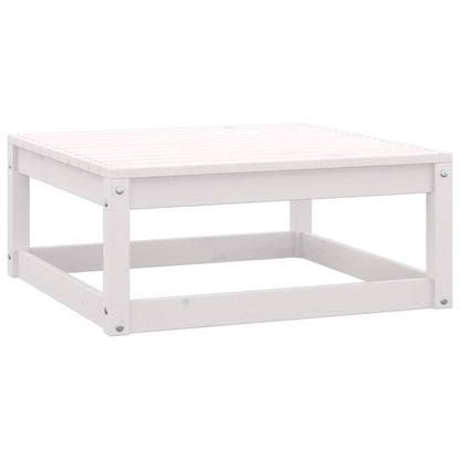 Garden Lounge Set | White | Solid pinewood | Modular | Garden Lounge Set