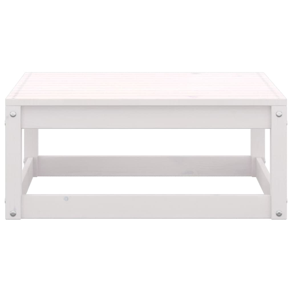 Garden Lounge Set | White | Solid pinewood | Modular | Garden Lounge Set