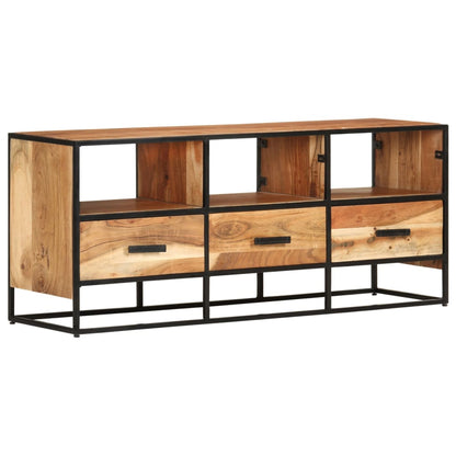327448 vidaXL TV Cabinet 110x30x45 cm Solid Acacia Wood