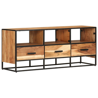 327448 vidaXL TV Cabinet 110x30x45 cm Solid Acacia Wood