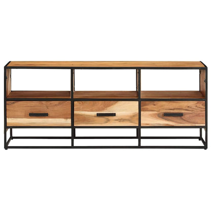 327448 vidaXL TV Cabinet 110x30x45 cm Solid Acacia Wood