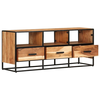 327448 vidaXL TV Cabinet 110x30x45 cm Solid Acacia Wood
