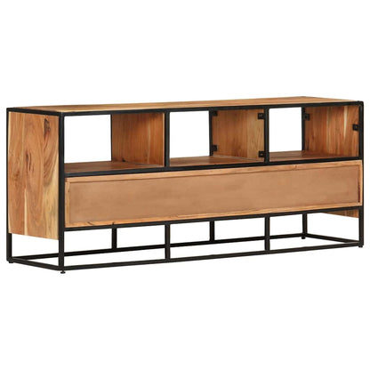 327448 vidaXL TV Cabinet 110x30x45 cm Solid Acacia Wood