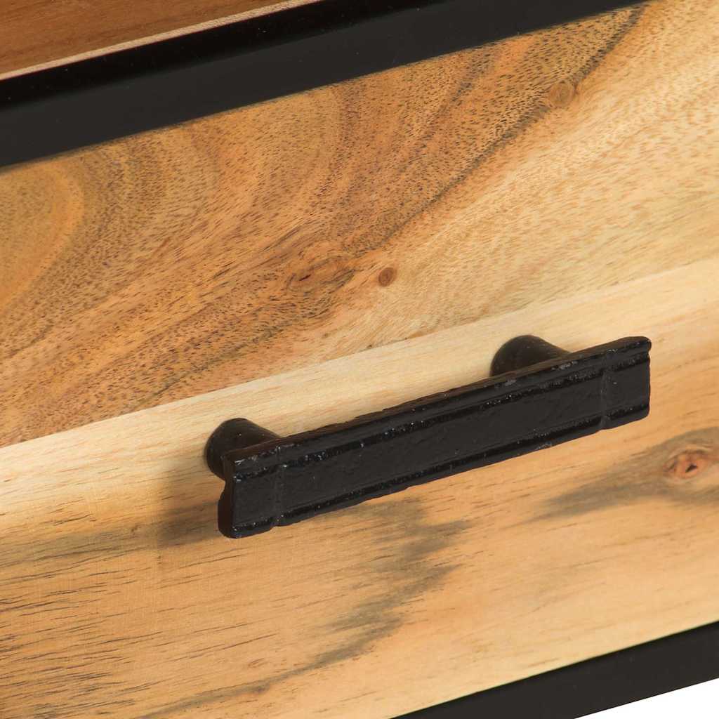 327448 vidaXL TV Cabinet 110x30x45 cm Solid Acacia Wood