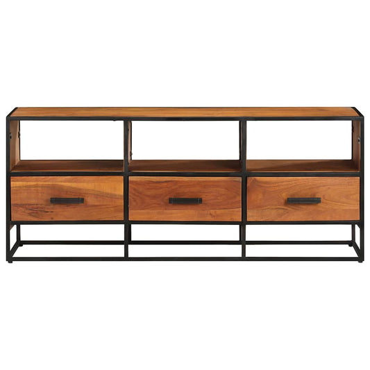 327450 vidaXL TV Cabinet 110x30x45 cm Solid Acacia Wood