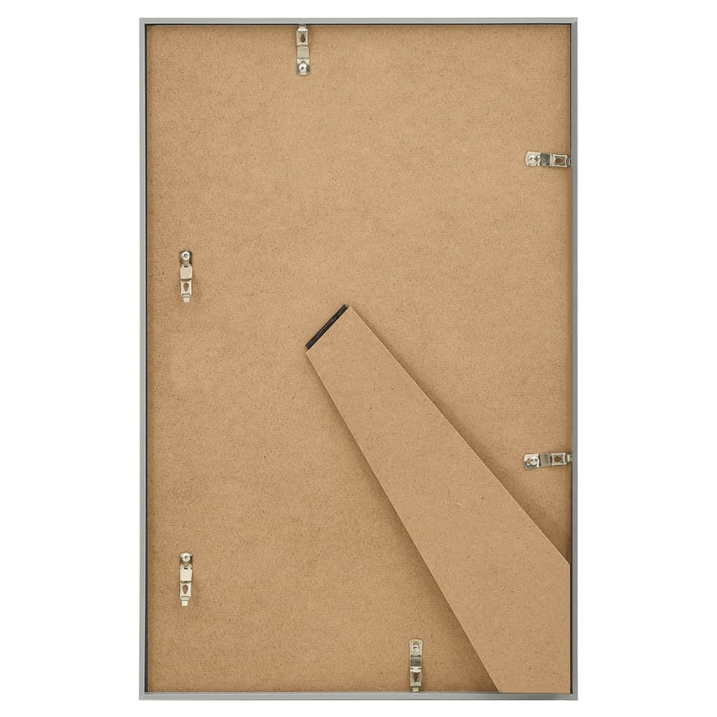 Photo Frames Collage 3 pcs for Table Silver 13x18cm MDF