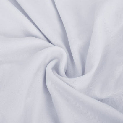 Stretch Couch Slipcover White Polyester Jersey