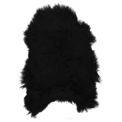 Icelandic Sheepskin Chair Cover Black 70x110 cm